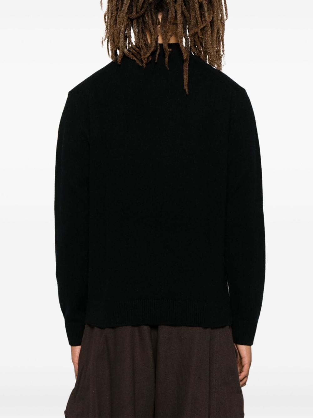 Maison Kitsune Sweaters Black Wool