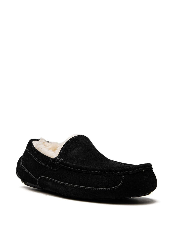 Ugg Flat Shoes Black Sole: Rubber Outer: Suede