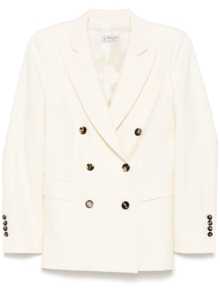 Alberto Biani Jackets White Outer: Virgin Wool