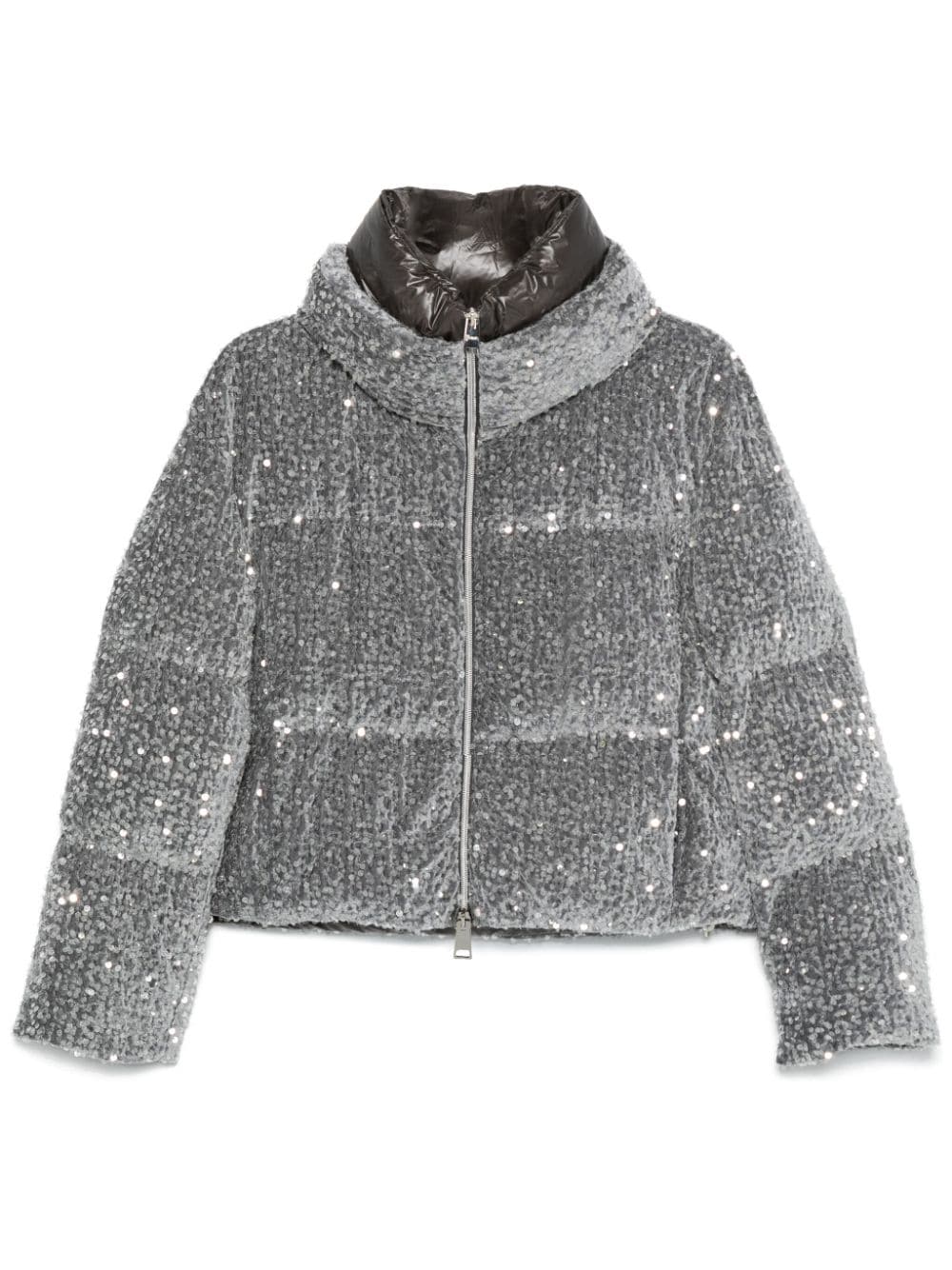 Herno Coats Grey Lining: Polyamide