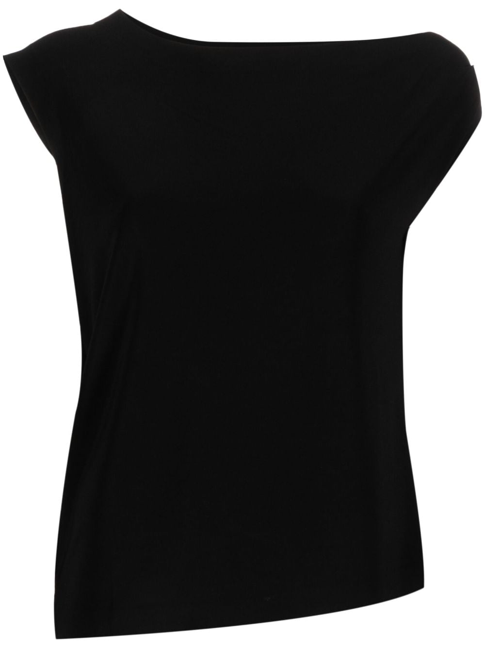 Norma Kamali Top Black Polyester Spandex