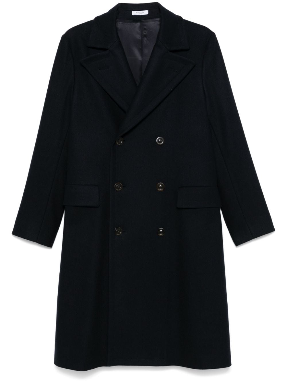 Boglioli Coats Blue Outer: Virgin Wool