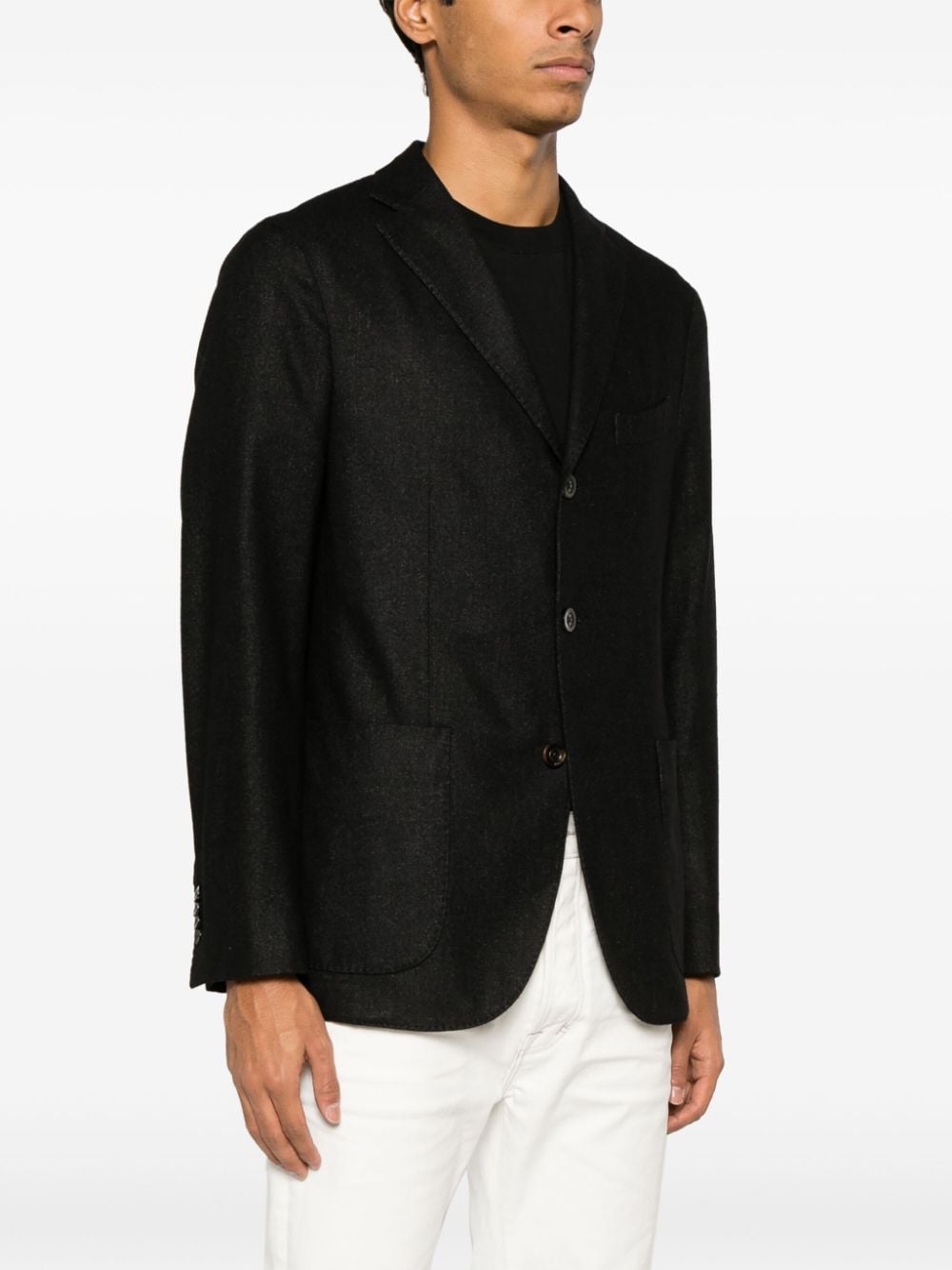 Boglioli Jackets Black Wool Polyester