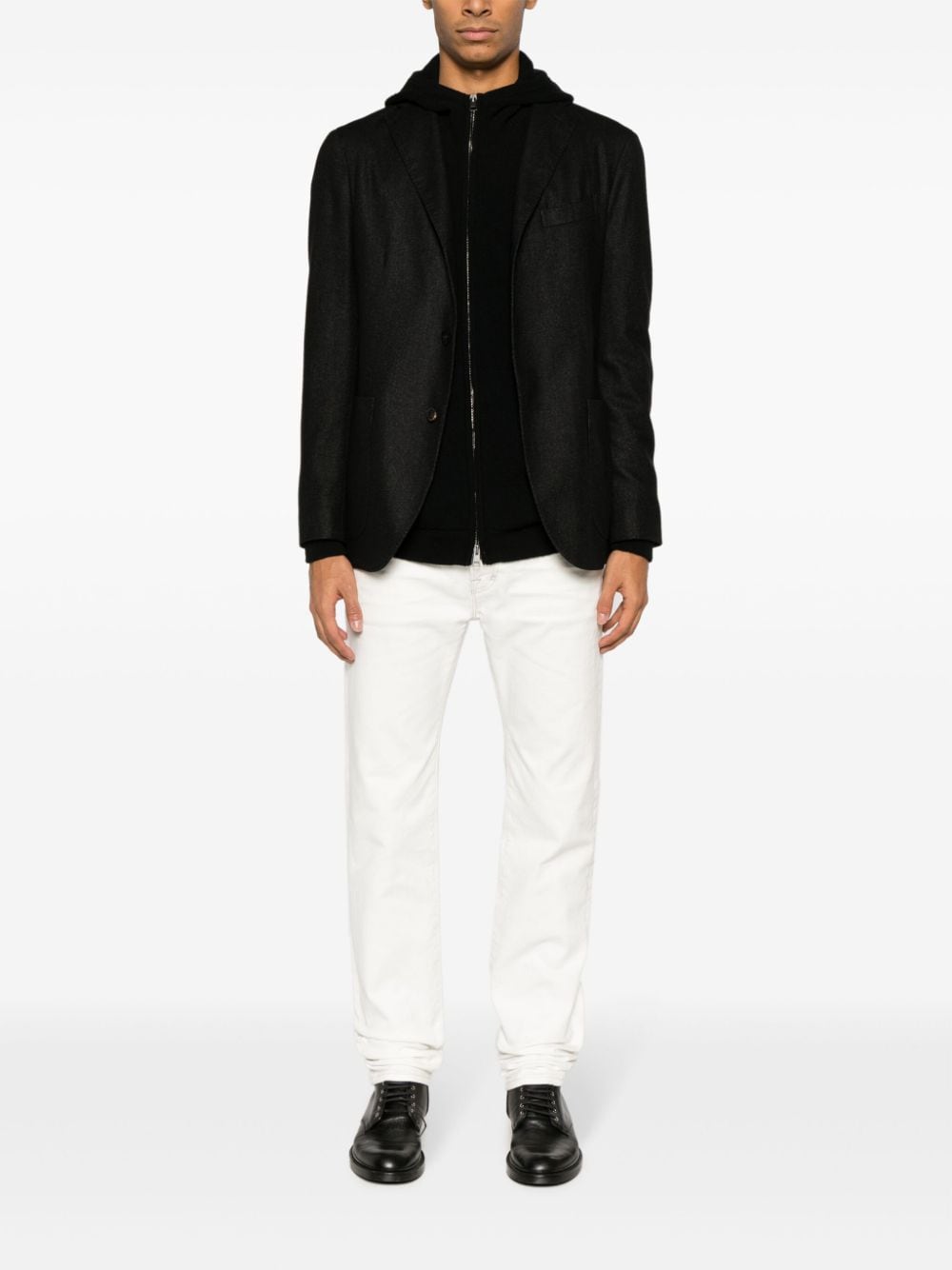 Boglioli Jackets Black Wool Polyester
