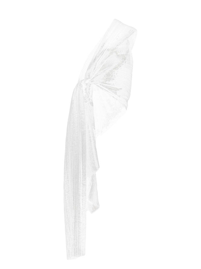 Pleats Please Scarfs White Polyester