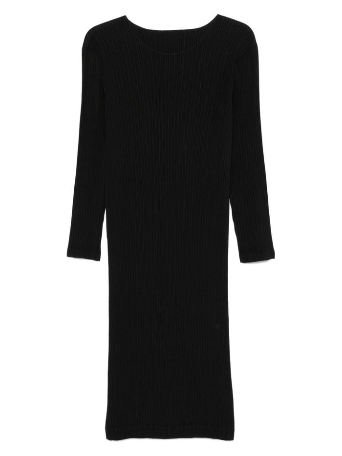 Issey Miyake Dresses Black Polyester