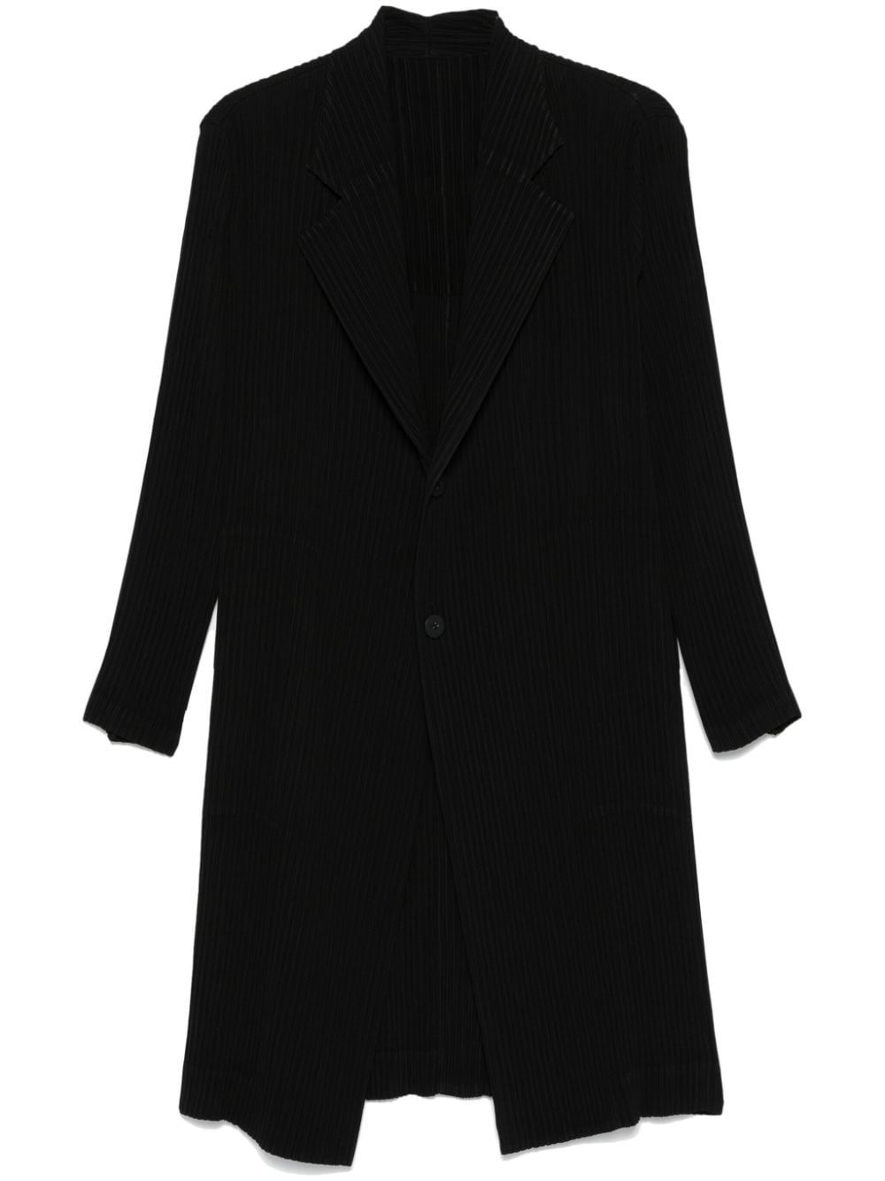 Issey Miyake Coats Black Polyester