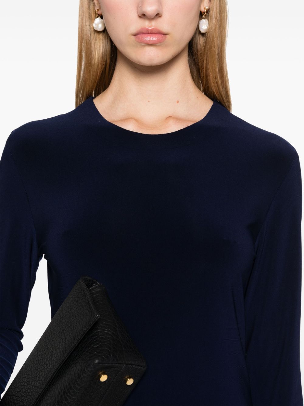 Norma Kamali Dresses Blue Polyester Spandex