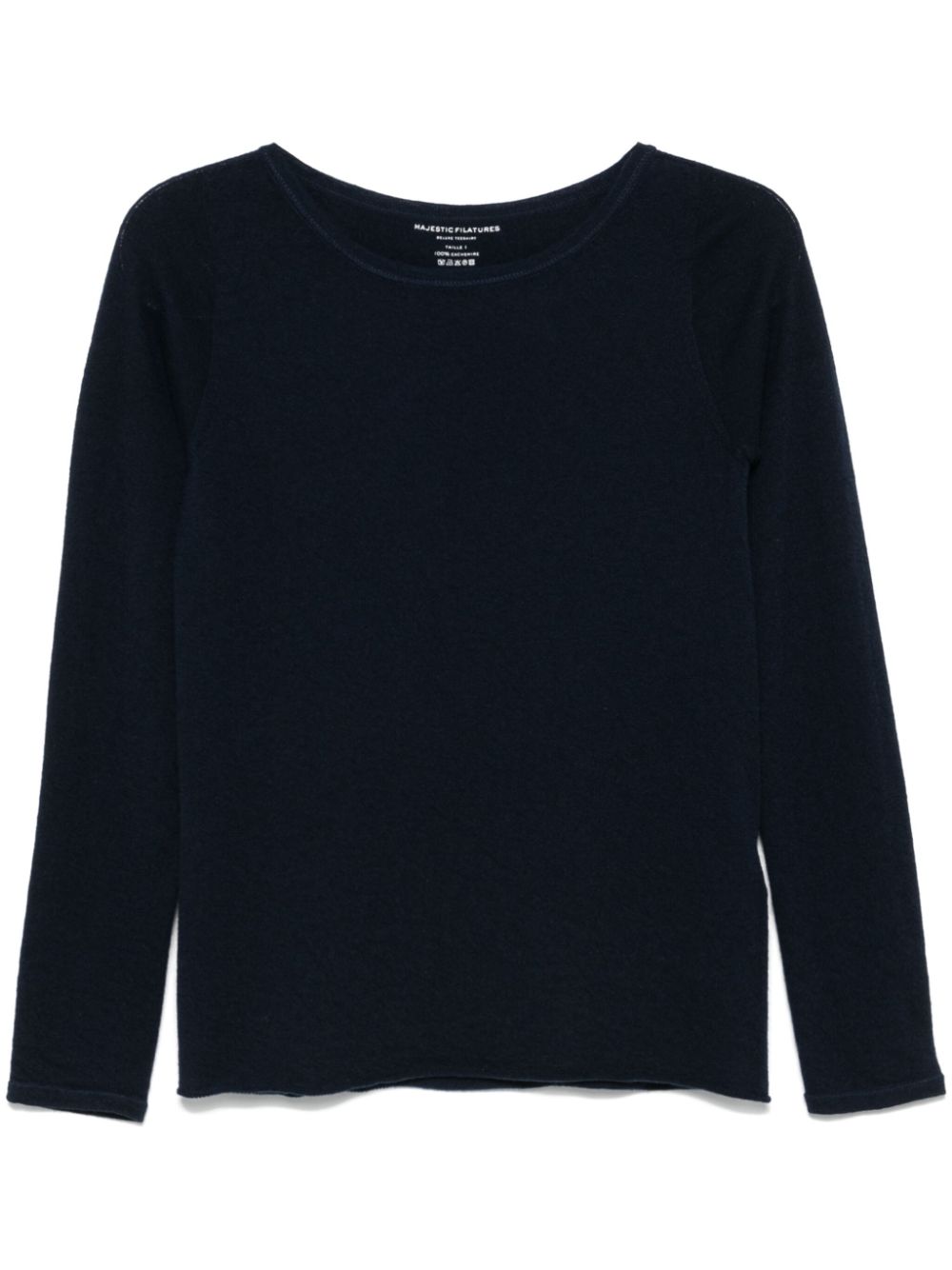Majestic Sweaters Blue Cashmere