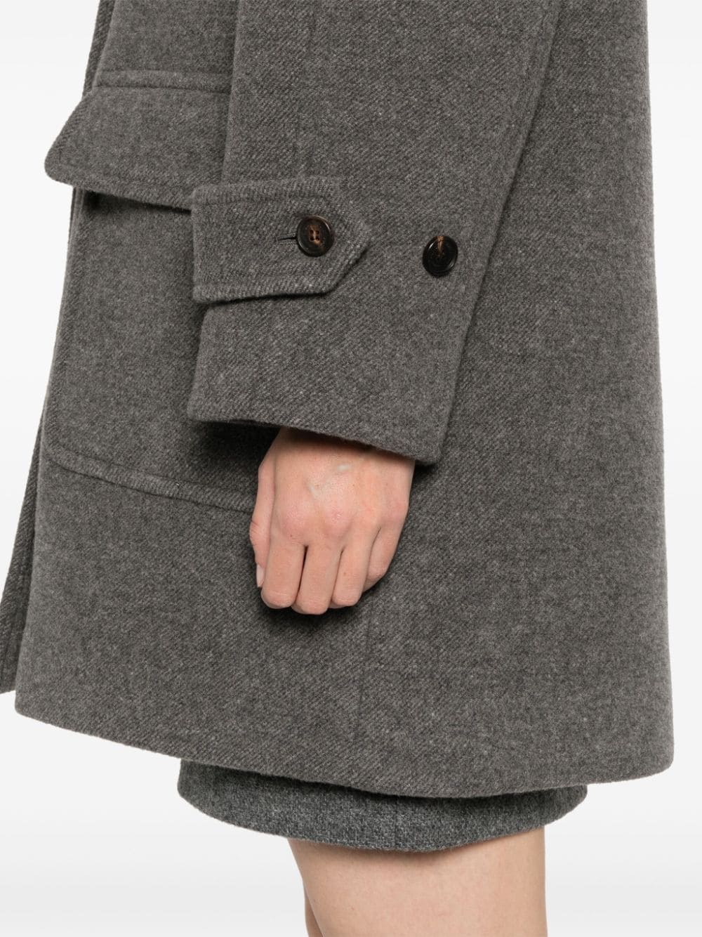 Dunst Coats Grey Outer: Wool