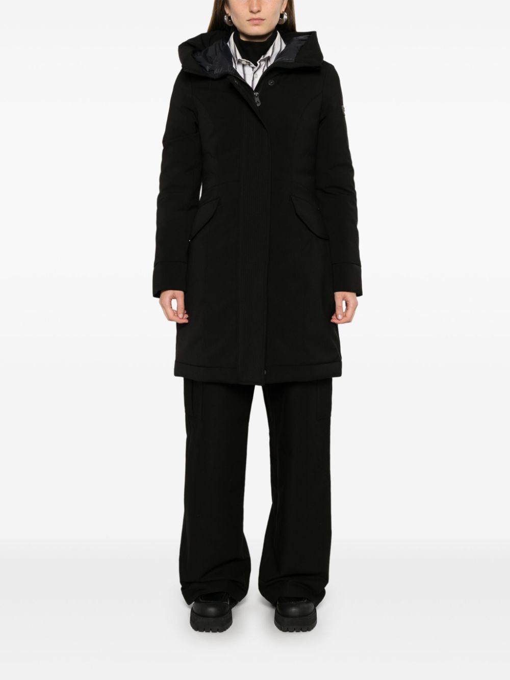 Peuterey Coats Black Outer: Polyester