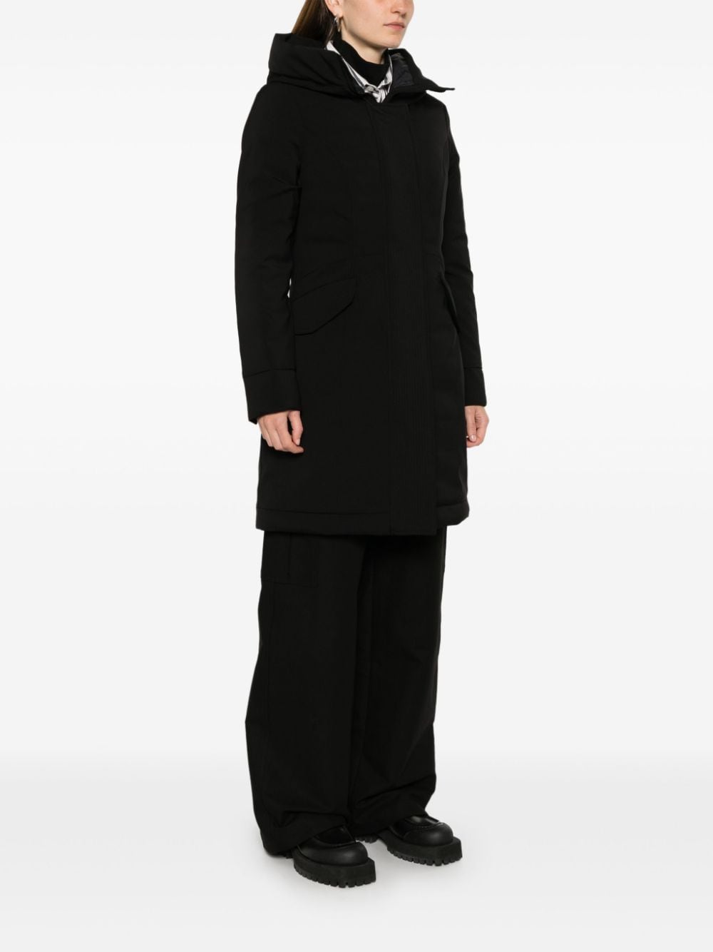 Peuterey Coats Black Outer: Polyester