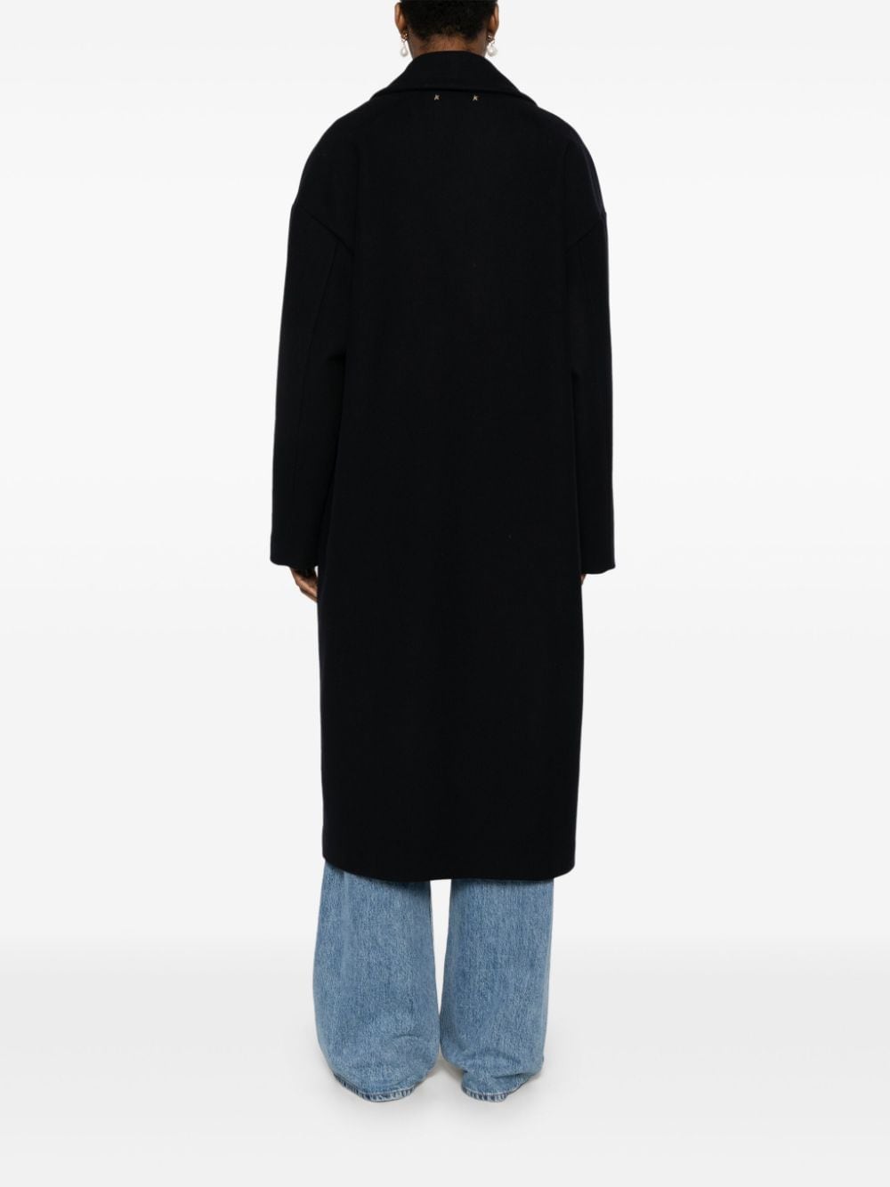Golden Goose Coats Blue Outer: Virgin Wool