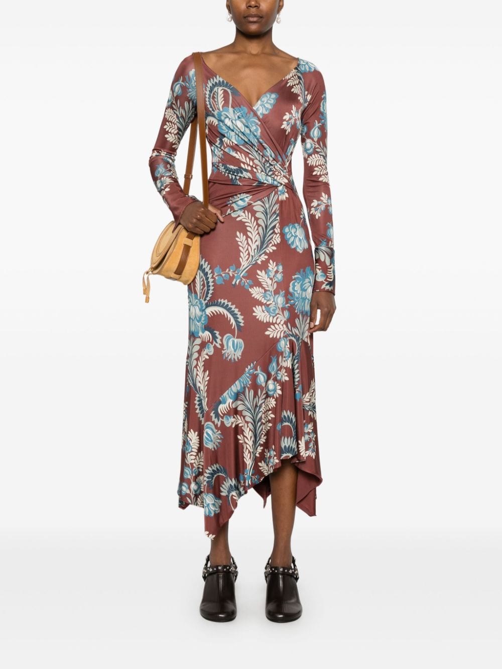 Etro Dresses Bordeaux Outer: Viscose