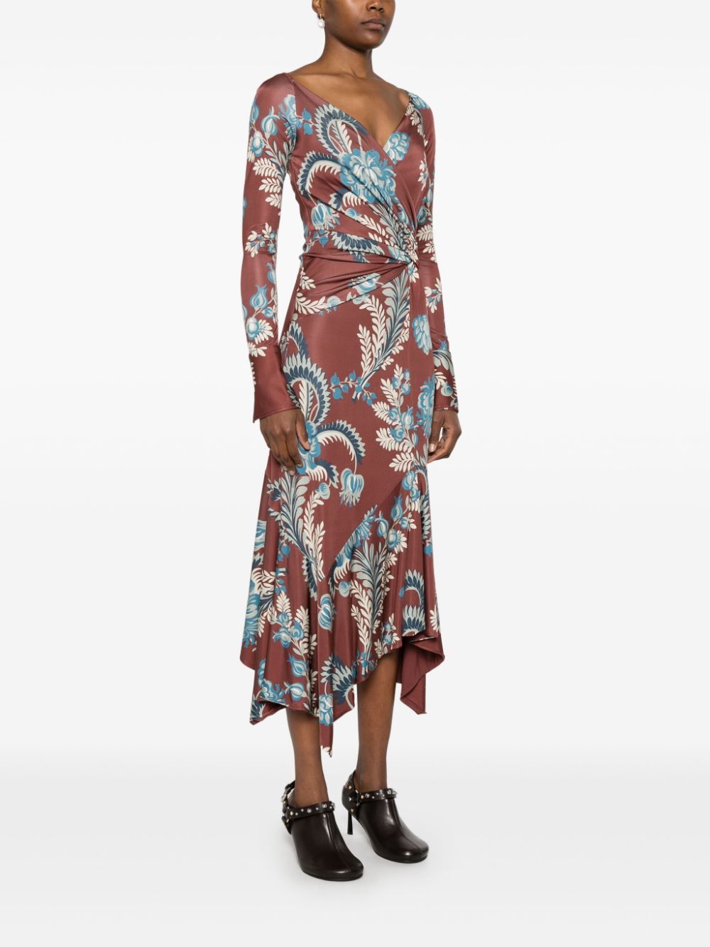 Etro Dresses Bordeaux Outer: Viscose