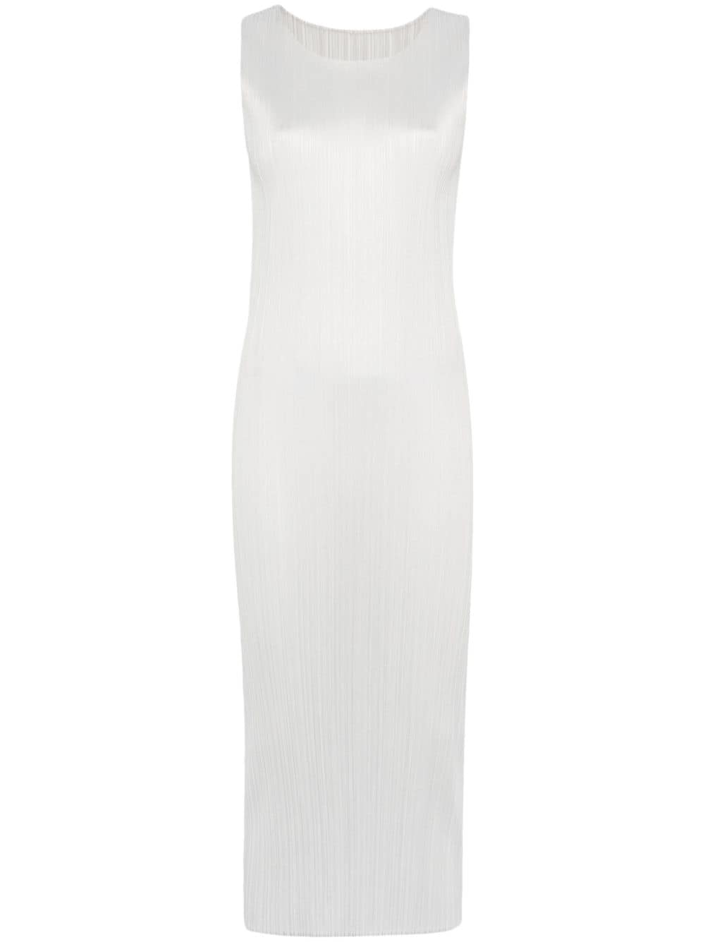 Pleats Please Dresses Light Grey Polyester