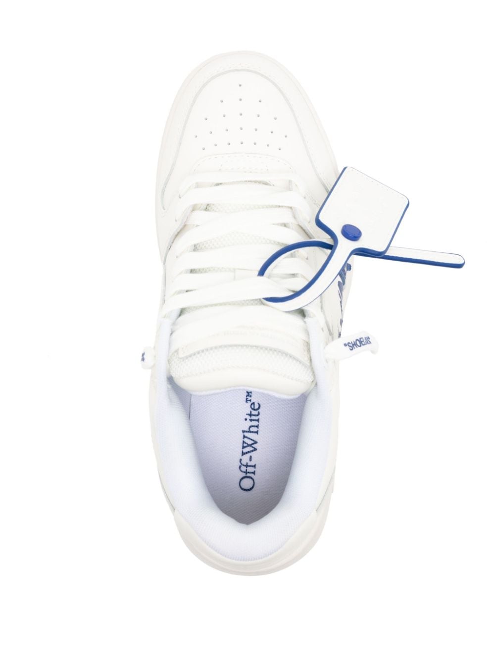 Off White Sneakers Clear Blue Outer: Calf Leather