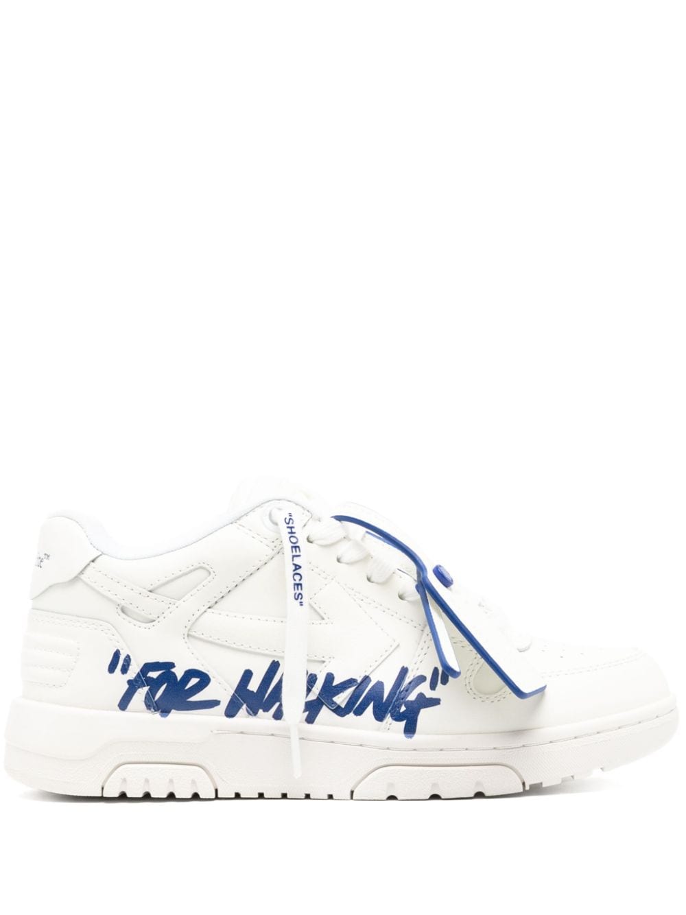 Off White Sneakers Clear Blue Outer: Calf Leather