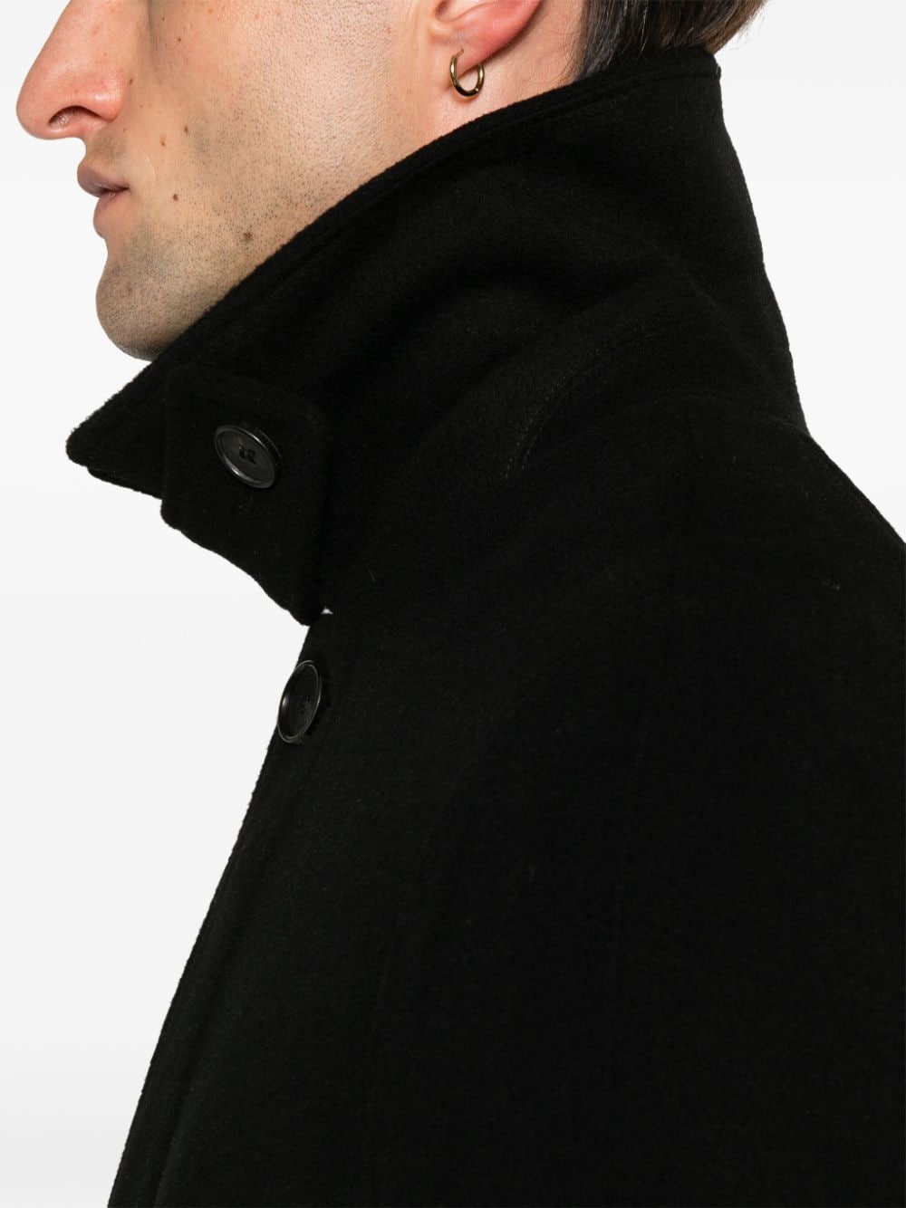 Dunst Coats Black Lining: Polyester Outer: Wool