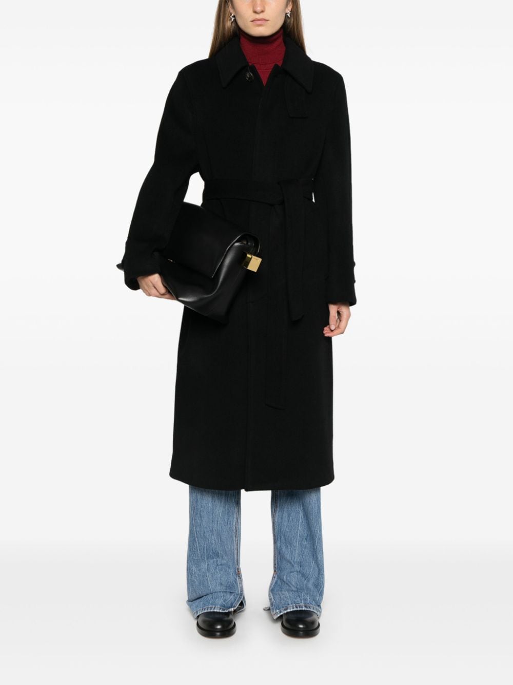 Dunst Coats Black Lining: Polyester Outer: Wool