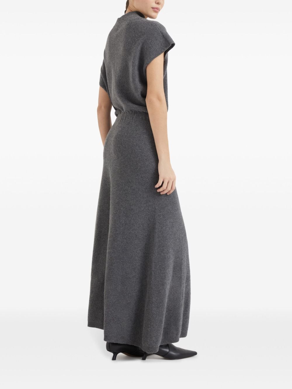 Brunello Cucinelli Dresses Grigio Scuro Cashmere