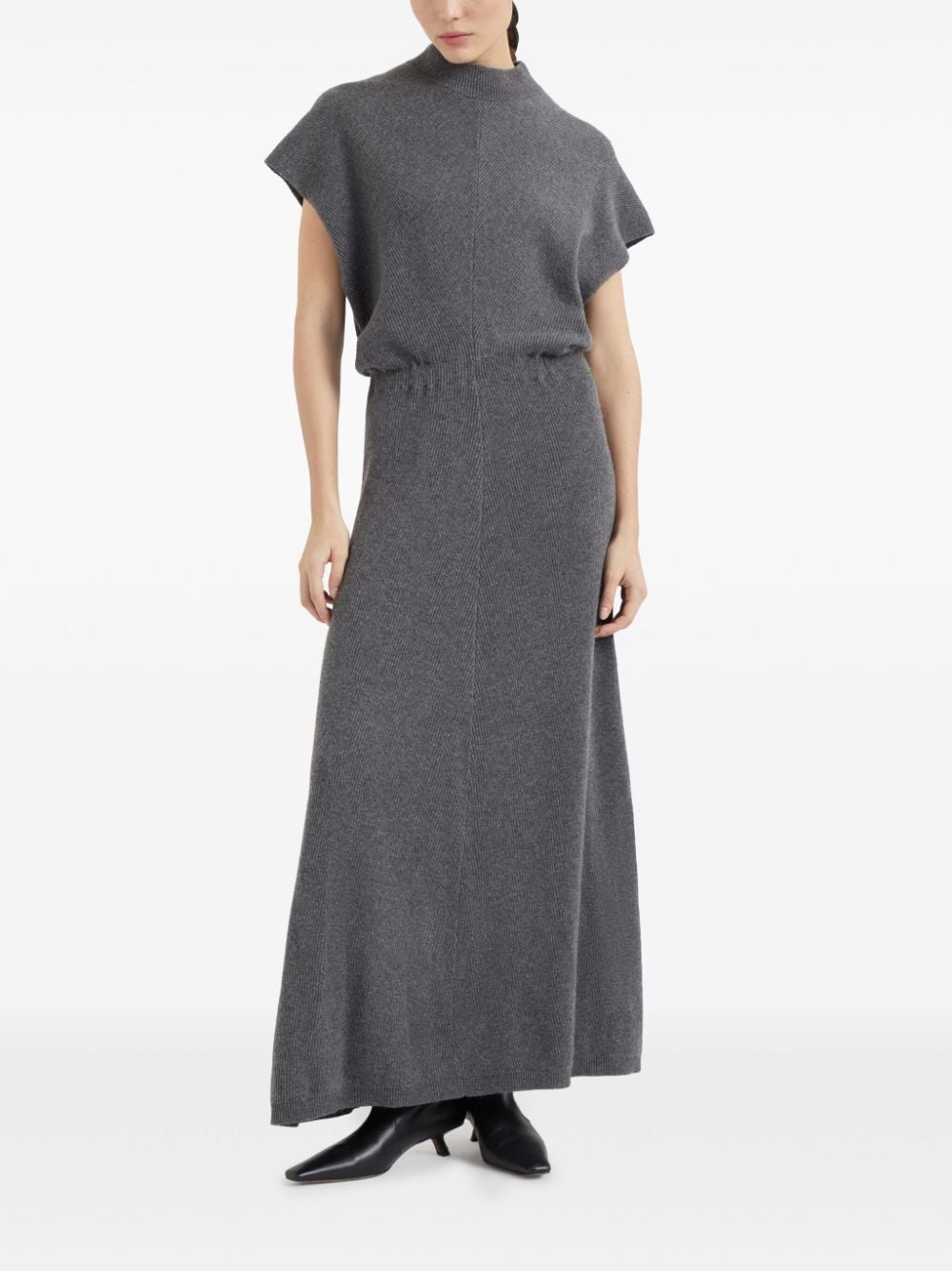 Brunello Cucinelli Dresses Grigio Scuro Cashmere