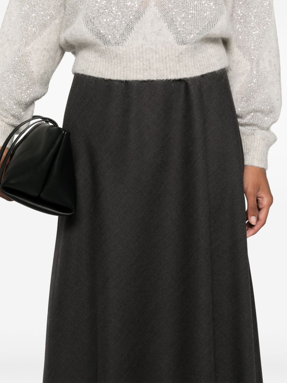 Brunello Cucinelli Skirts Grigio Scuro
