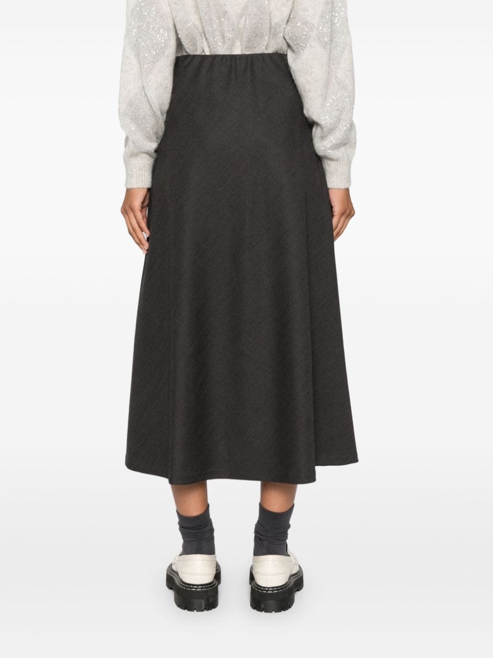 Brunello Cucinelli Skirts Grigio Scuro