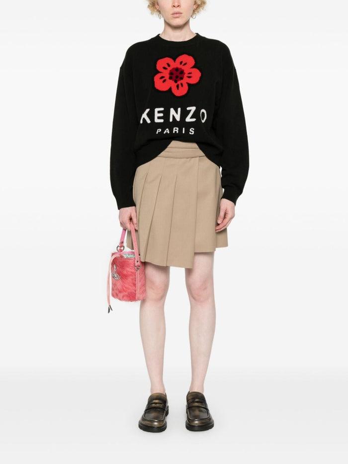 Kenzo Sweaters Black Wool