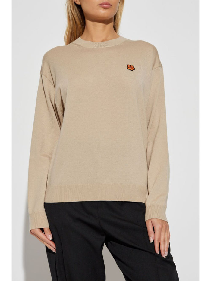 Kenzo Sweaters Beige Wool