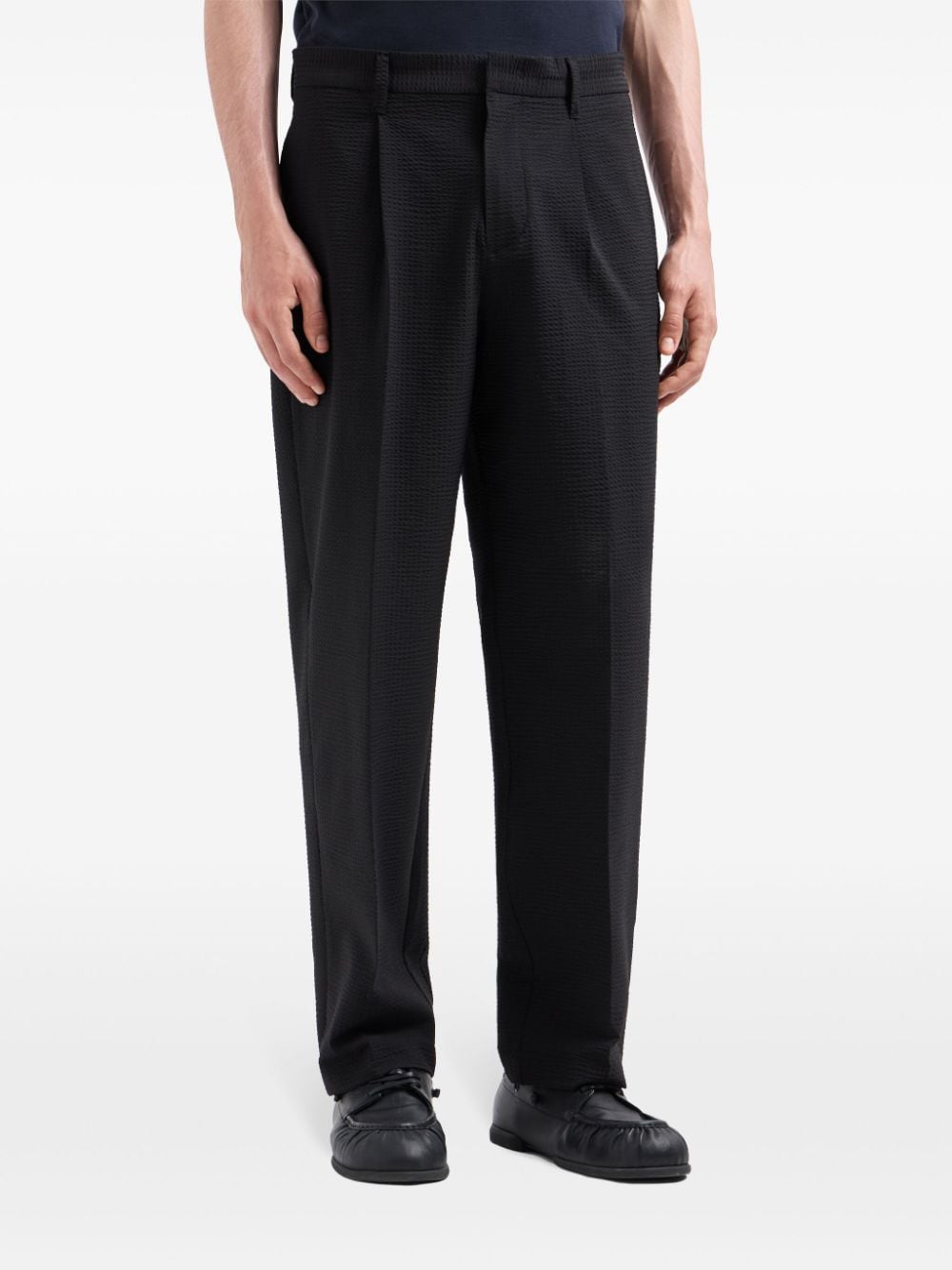 Emporio Armani Trousers Nero Polyamide