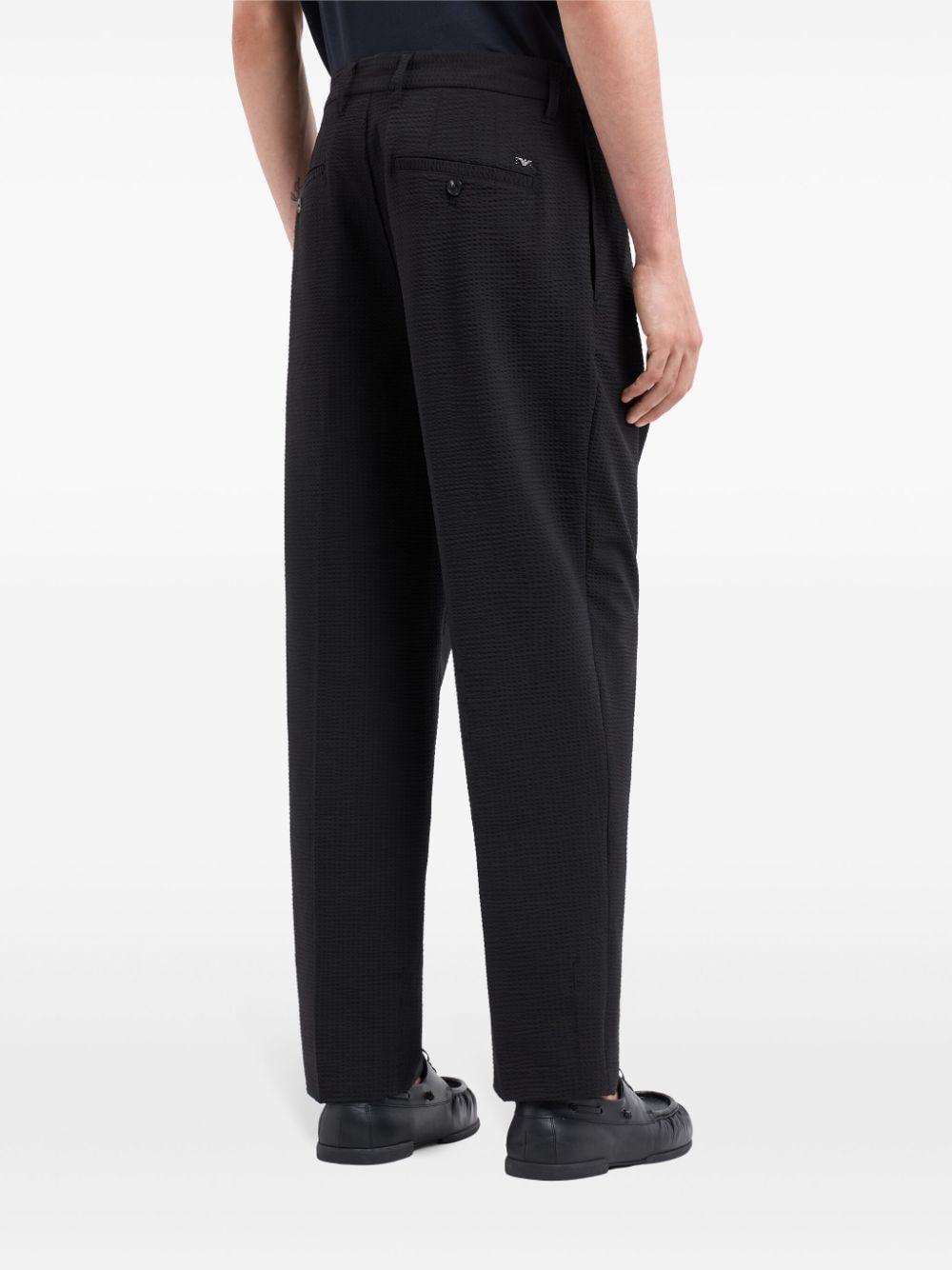 Emporio Armani Trousers Nero Polyamide