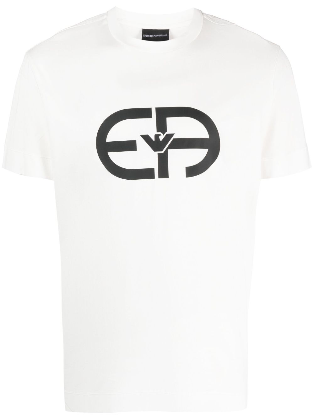 Emporio Armani T-Shirts And Polos Bianco Lyocell