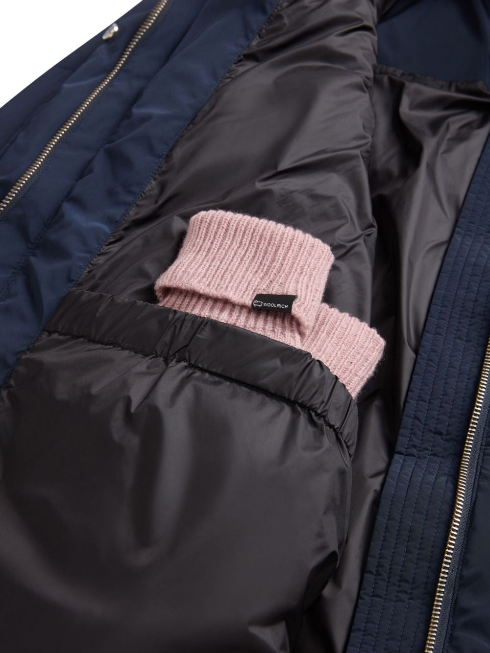 Woolrich Coats Blu Polysmide Elastane