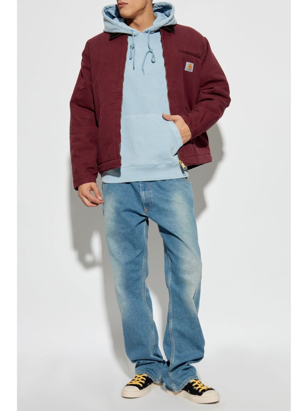 Carhartt Wip Main Jackets Bordeaux Cotton