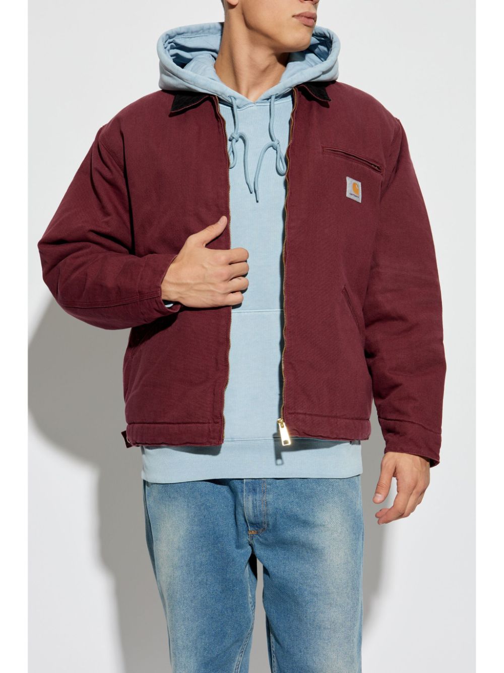Carhartt Wip Main Jackets Bordeaux Cotton