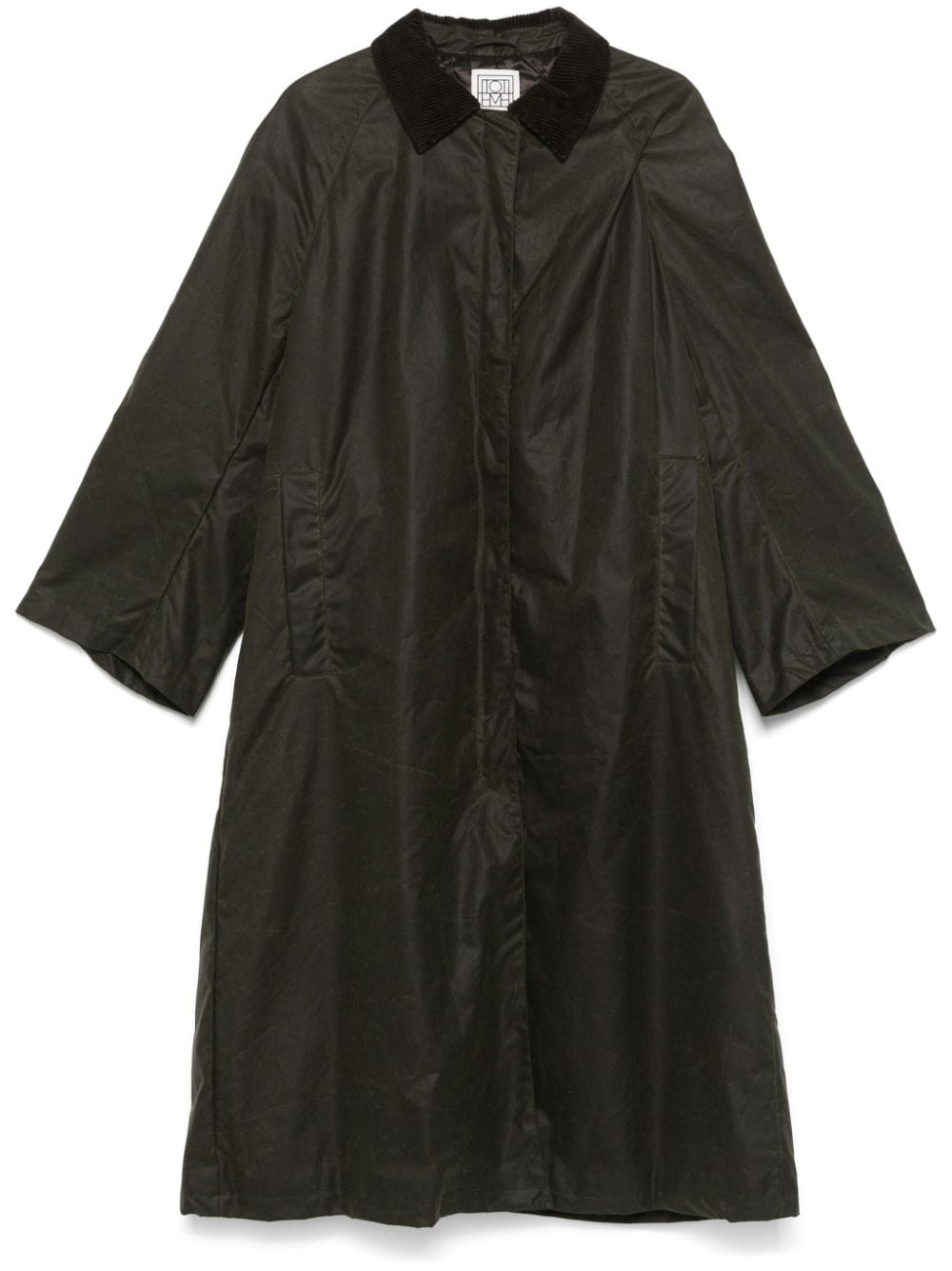Toteme Main Coats Green Cotton