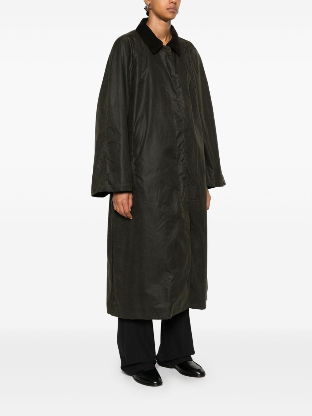 Toteme Main Coats Green Cotton