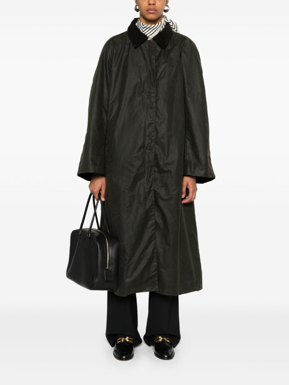 Toteme Main Coats Green Cotton