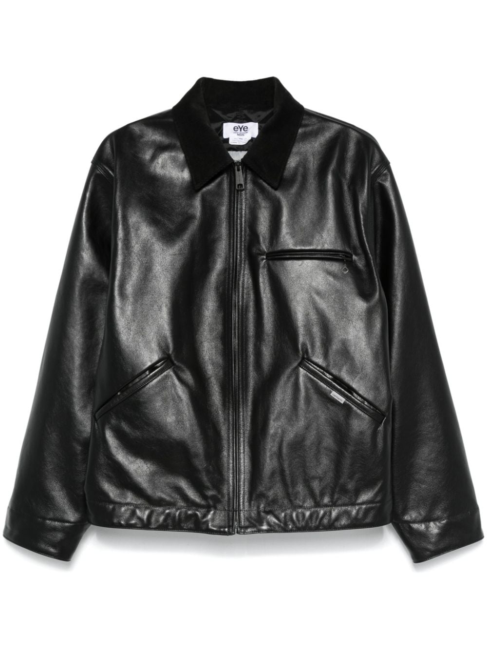Junya Watanabe Jackets Black Furs & Skins->leather100 %