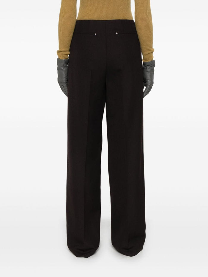 Fendi Trousers Purple Wool