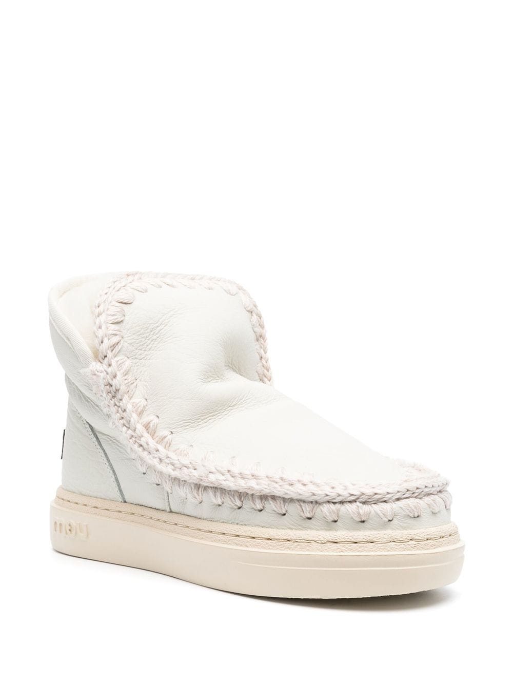 Mou Boots White Leather