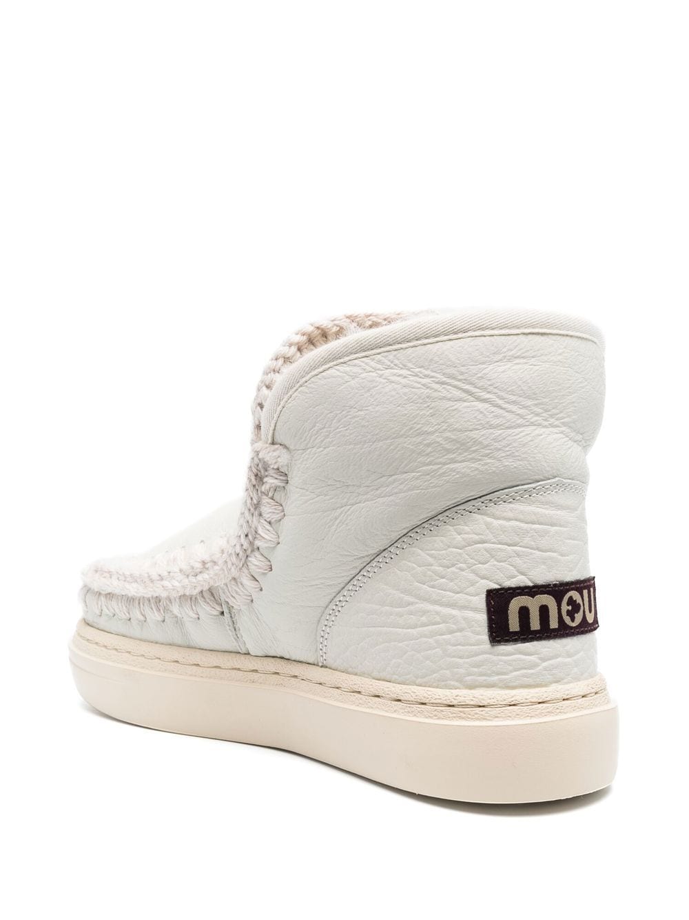 Mou Boots White Leather