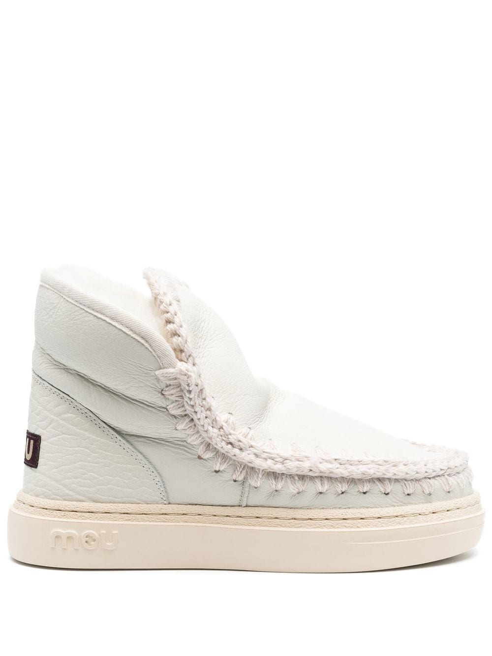Mou Boots White Leather