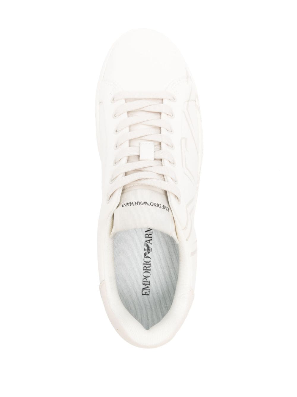 Emporio Armani Sneakers Bianco Leather