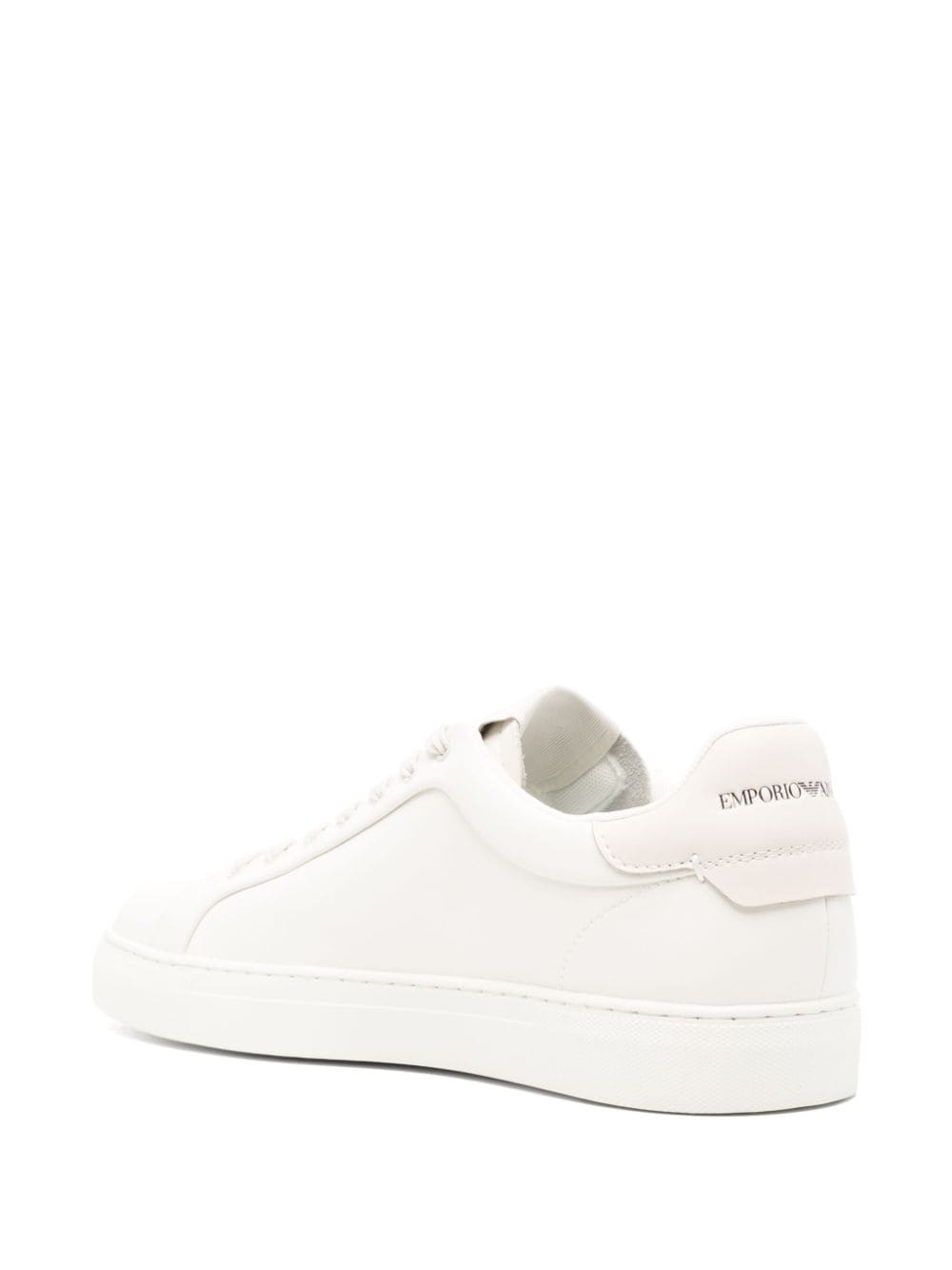 Emporio Armani Sneakers Bianco Leather