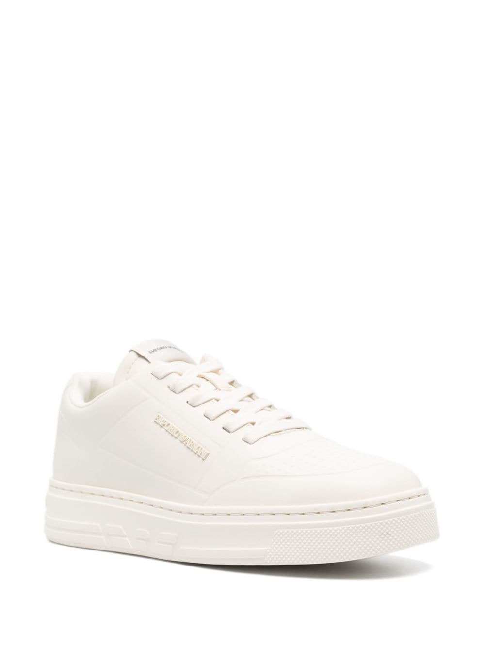 Emporio Armani Exclusive Sneakers Bianco Polyester 100 %