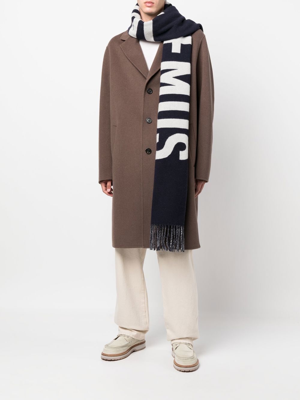 Jacquemus Scarfs Blue Virgin Wool