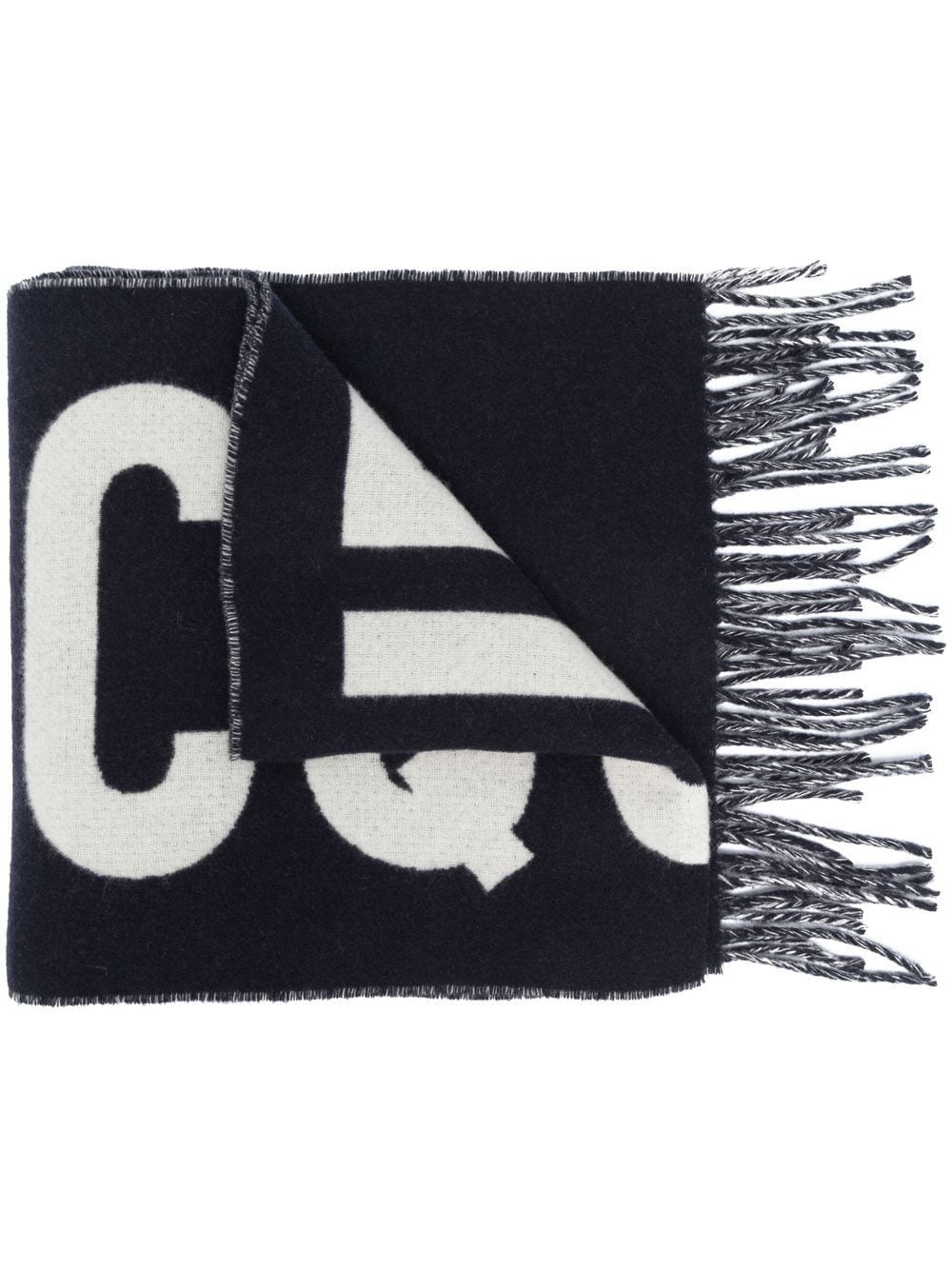Jacquemus Scarfs Blue Virgin Wool