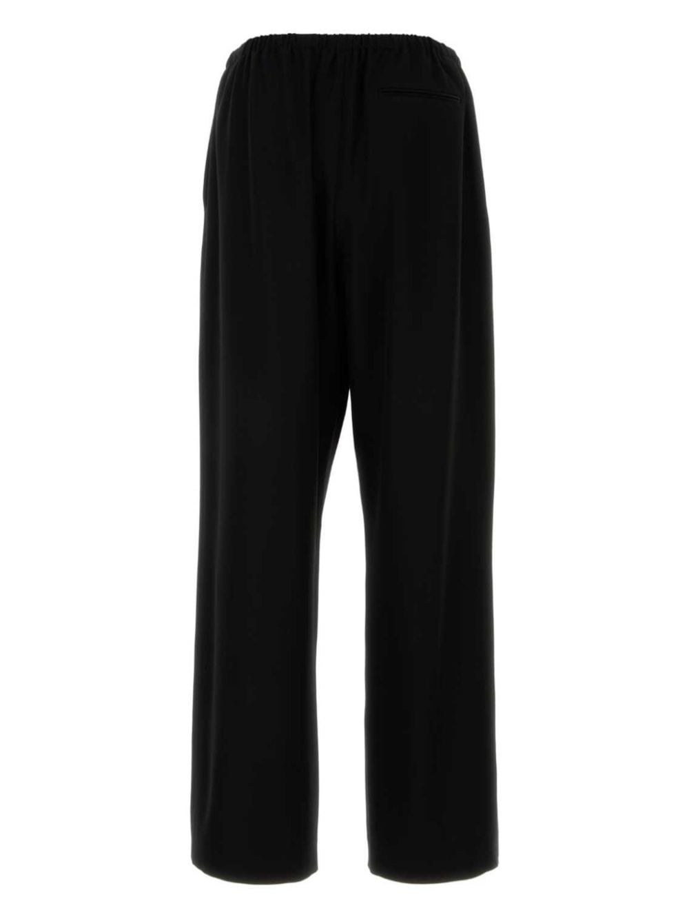 The Row Trousers Black Wool